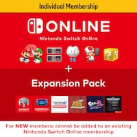 Nintendo - Switch Online + Expansion Pack Individual Membership [Digital] - Front_Zoom