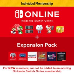 Nintendo - Switch Online + Expansion Pack Individual Membership [Digital] - Front_Zoom