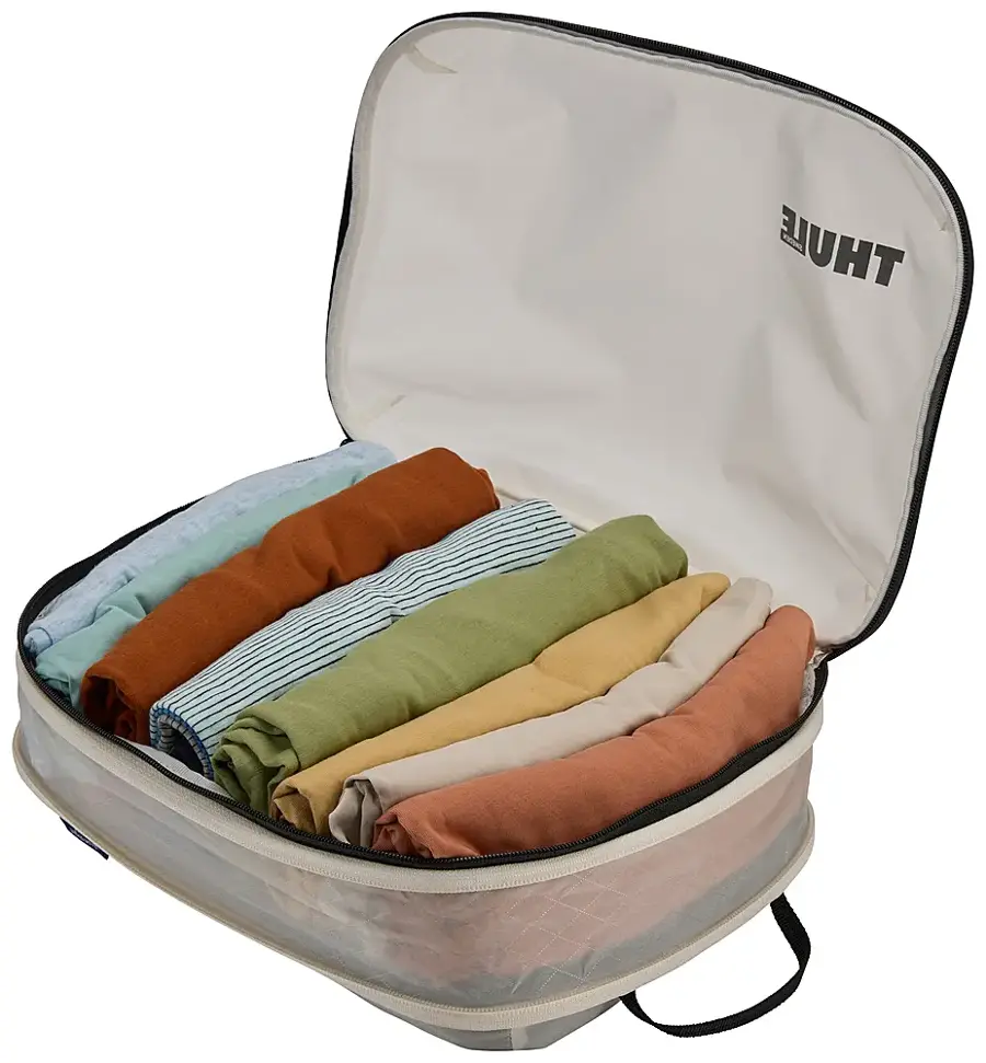 Alt View 15. Thule - Compression Packing Cube Garment Bag 2-Piece Set - White.