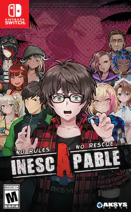 Front. Aksys Games - Inescapable: No Rules, No Rescue. - M (Mature 17+)