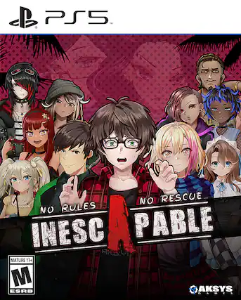 Front. Aksys Games - Inescapable: No Rules, No Rescue. - M (Mature 17+)