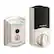 Angle. Kwikset - Halo Smart Lock Wi-Fi Replacement Deadbolt with App/Key/Fingerprint Access - Satin Nickel.