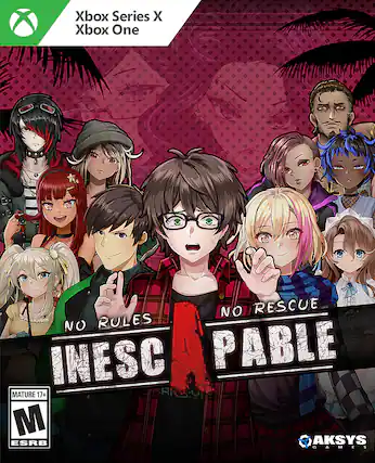 Front. Aksys Games - Inescapable: No Rules, No Rescue. - M (Mature 17+)