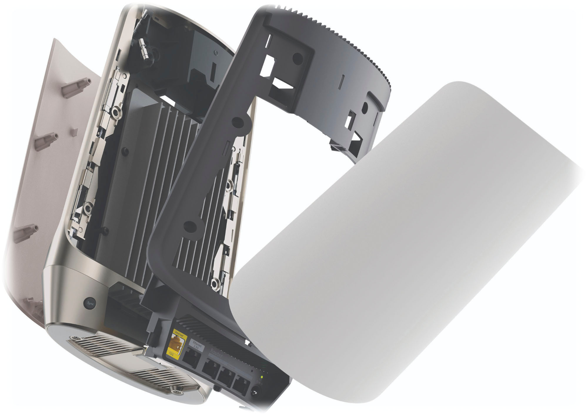 NETGEAR Orbi 960 Series AXE11000 Quad-Band Mesh Wi-Fi 6E System (2-pack)  White RBKE962-100NAS - Best Buy