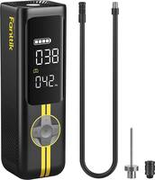 Fanttik - X8 APEX Portable Air Compressor & Tire Inflator with Power Bank for MPV, Car, E-Bike, Motorcycle - Black - Front_Zoom