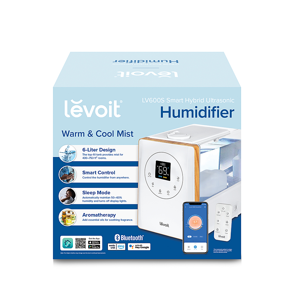 Levoit Hybrid Ultrasonic Humidifier - White