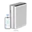 Angle. Levoit - EverestAir Air Purifier - Silver Back/White Vent.