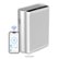 Angle. Levoit - EverestAir Air Purifier - Silver Back/White Vent.