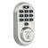 Angle. Kwikset - Halo Smart Lock Wi-Fi Replacement Deadbolt with App/Keypad/Key Access - Satin Nickel.