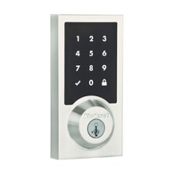 Kwikset - 916 Smart Lock Z-Wave Replacement Deadbolt with App/Touchscreen/Key Access - Satin Nickel - Angle_Zoom