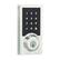 Angle. Kwikset - 916 Smart Lock Z-Wave Replacement Deadbolt with App/Touchscreen/Key Access - Satin Nickel.
