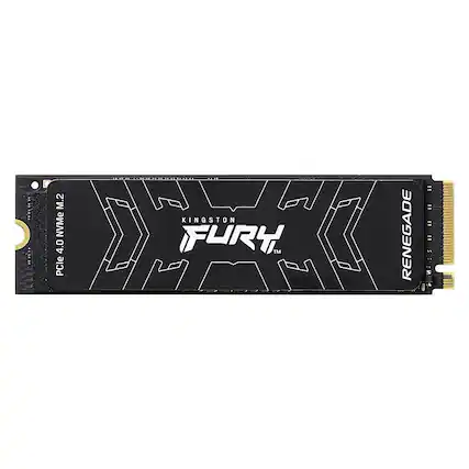 Front. Kingston - FURY Renegade 2TB Internal Gaming SSD PCIe Gen 4.0 NVMe for PS5 and Dektops.