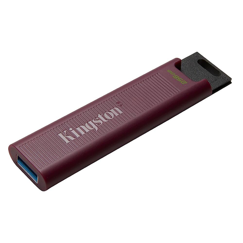 Alt View 13. Kingston - DataTraveler Max 256GB USB 3.2 Type-A Flash Drive Gen 2 - Red.