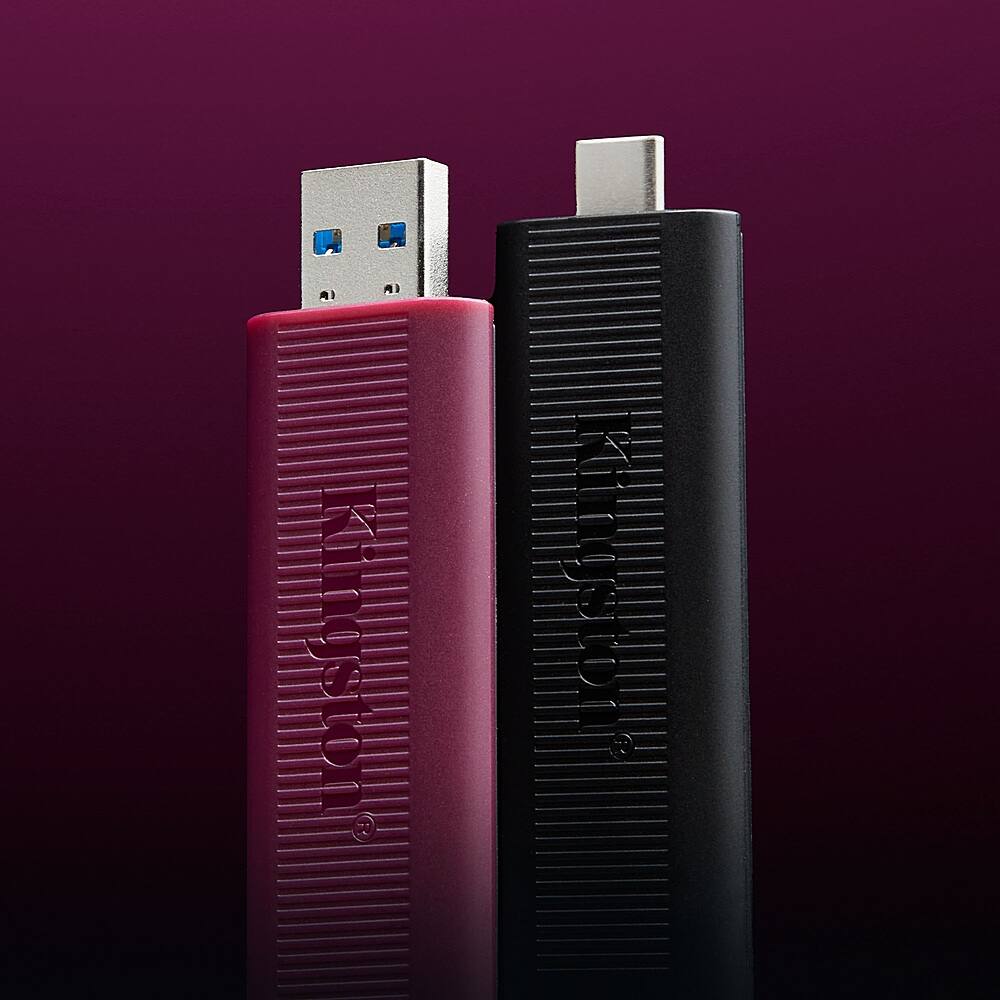 Alt View 14. Kingston - DataTraveler Max 256GB USB 3.2 Type-A Flash Drive Gen 2 - Red.