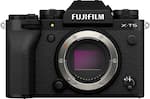 Front. Fujifilm - X-T5 Mirrorless Camera (Body Only) - Black.