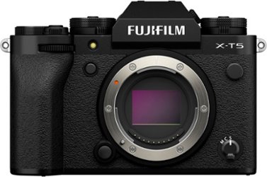 Fujifilm - X-T5 Mirrorless Camera (Body Only) - Black - Front_Zoom