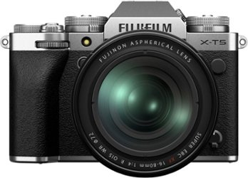 Fujifilm - X-T5 Mirrorless Camera with XF16-80mmF4 R OIS WR Lens Bundle - Front_Zoom