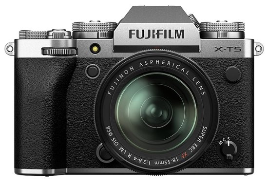 Fujifilm X-T5 Mirrorless Camera with XF18-55mmF2.8-4 R LM OIS Lens Bundle  Silver 16783111 - Best Buy