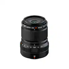 Front. Fujinon - XF 30mm F2.8 R LM WR Standard Prime Macro Lens for X-Mount System Cameras.
