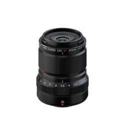 Fujinon - XF 30mm F2.8 R LM WR Standard Prime Macro Lens for X-Mount System Cameras - Front_Zoom