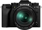 Front. Fujifilm - X-T5 Mirrorless Camera with XF16-80mmF4 R OIS WR Lens Bundle - Black.