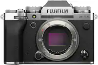 Fujifilm - X-T5 Mirrorless Camera (Body Only) - Silver - Front_Zoom