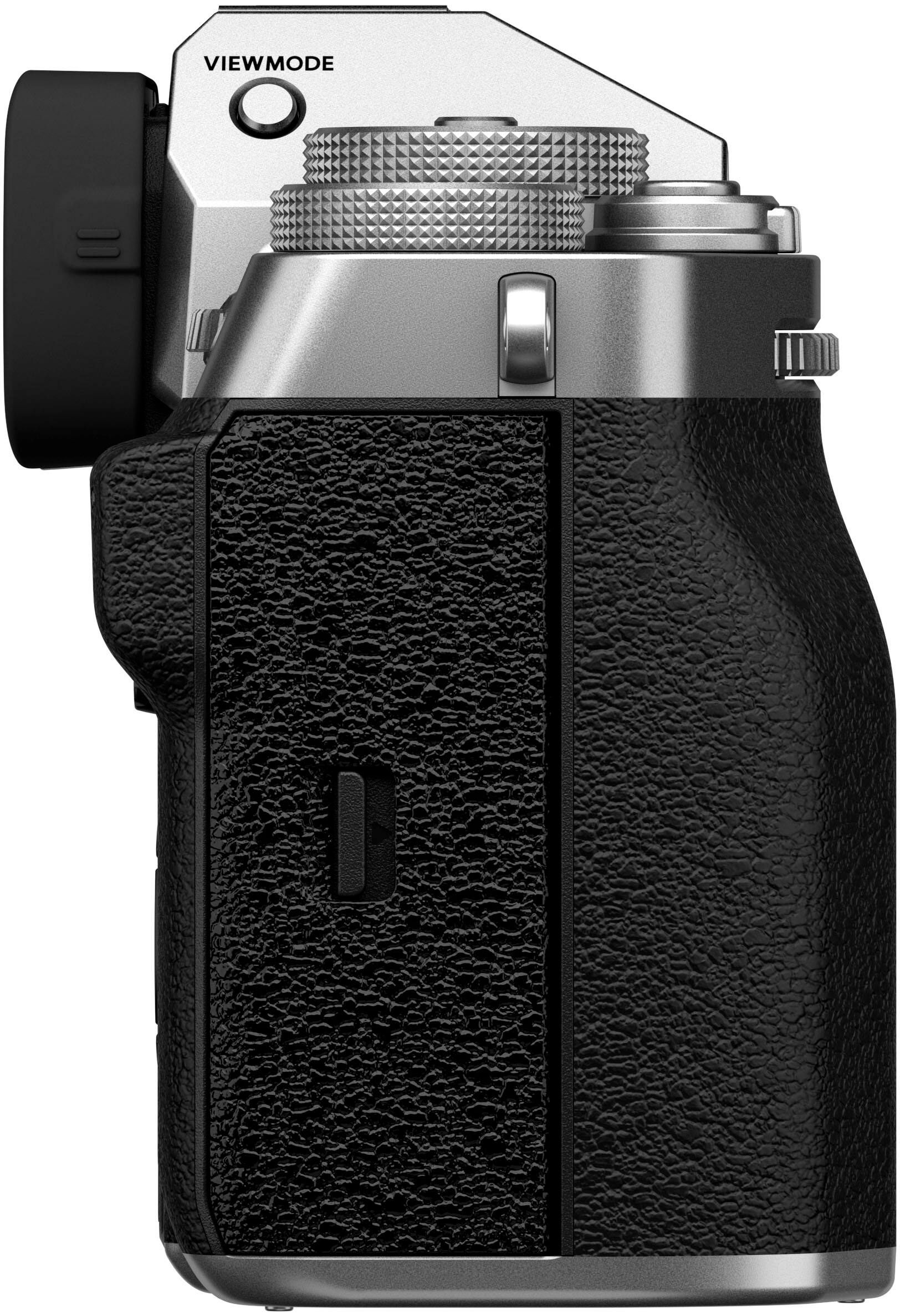 Back. Fujifilm - X-T5 Mirrorless Camera (Body Only) - Silver.