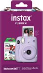 Front. Fujifilm - Instax Mini 11 Camera Bundle - Lilac.