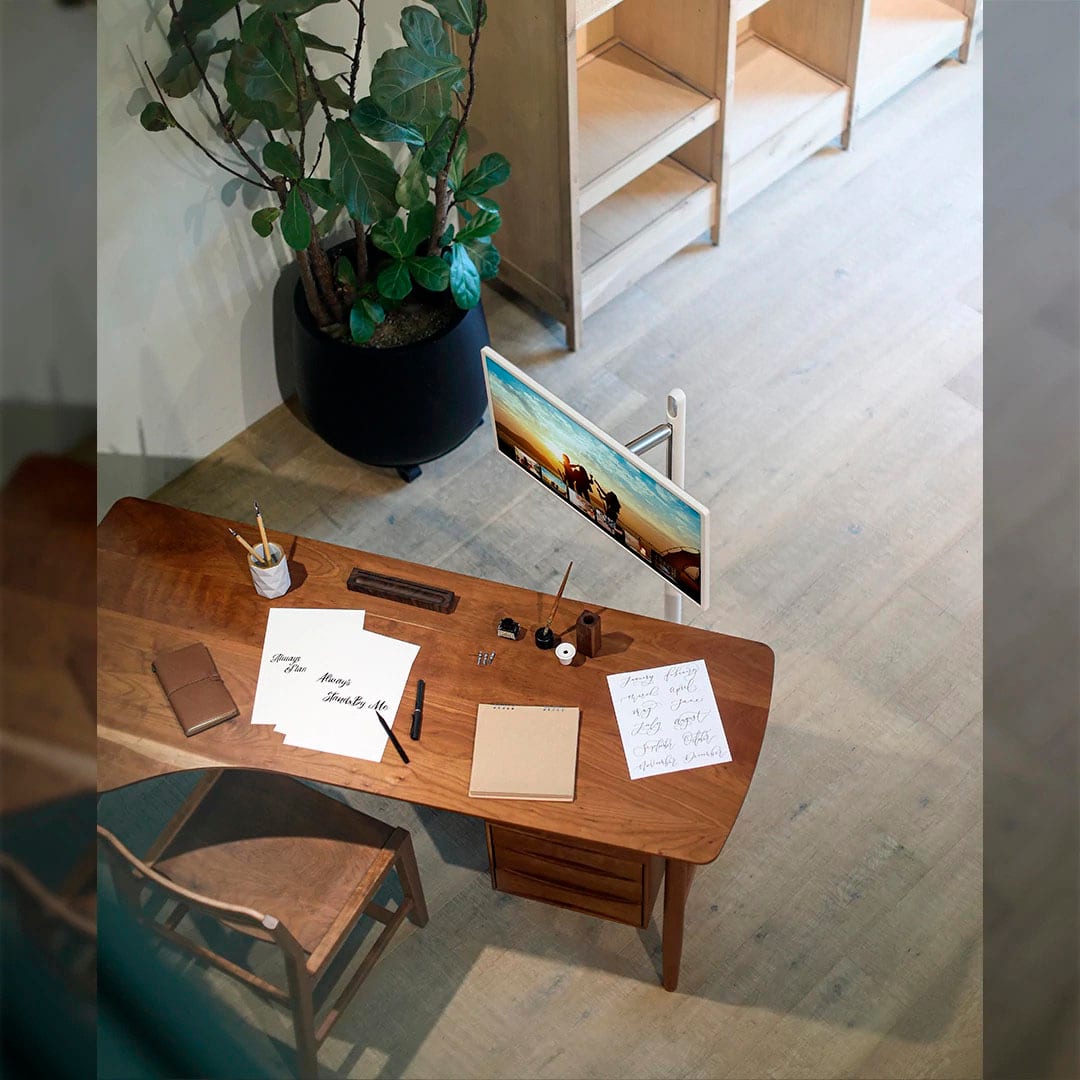 Alt View 30. LG - StanbyME 27” Class LED Full HD Smart webOS Touch Screen - Beige.