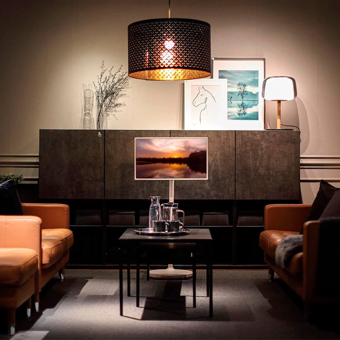 Alt View 34. LG - StanbyME 27” Class LED Full HD Smart webOS Touch Screen - Beige.