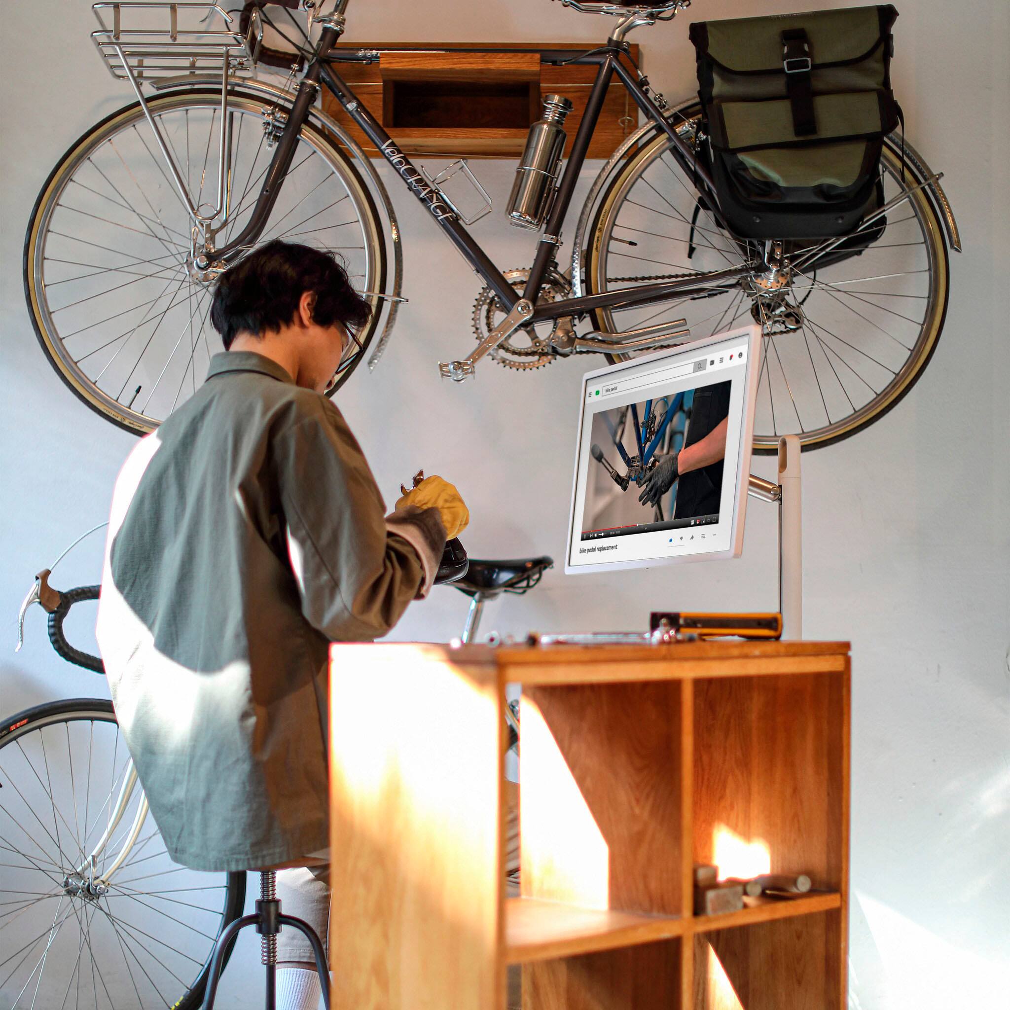 Alt View 37. LG - StanbyME 27” Class LED Full HD Smart webOS Touch Screen - Beige.