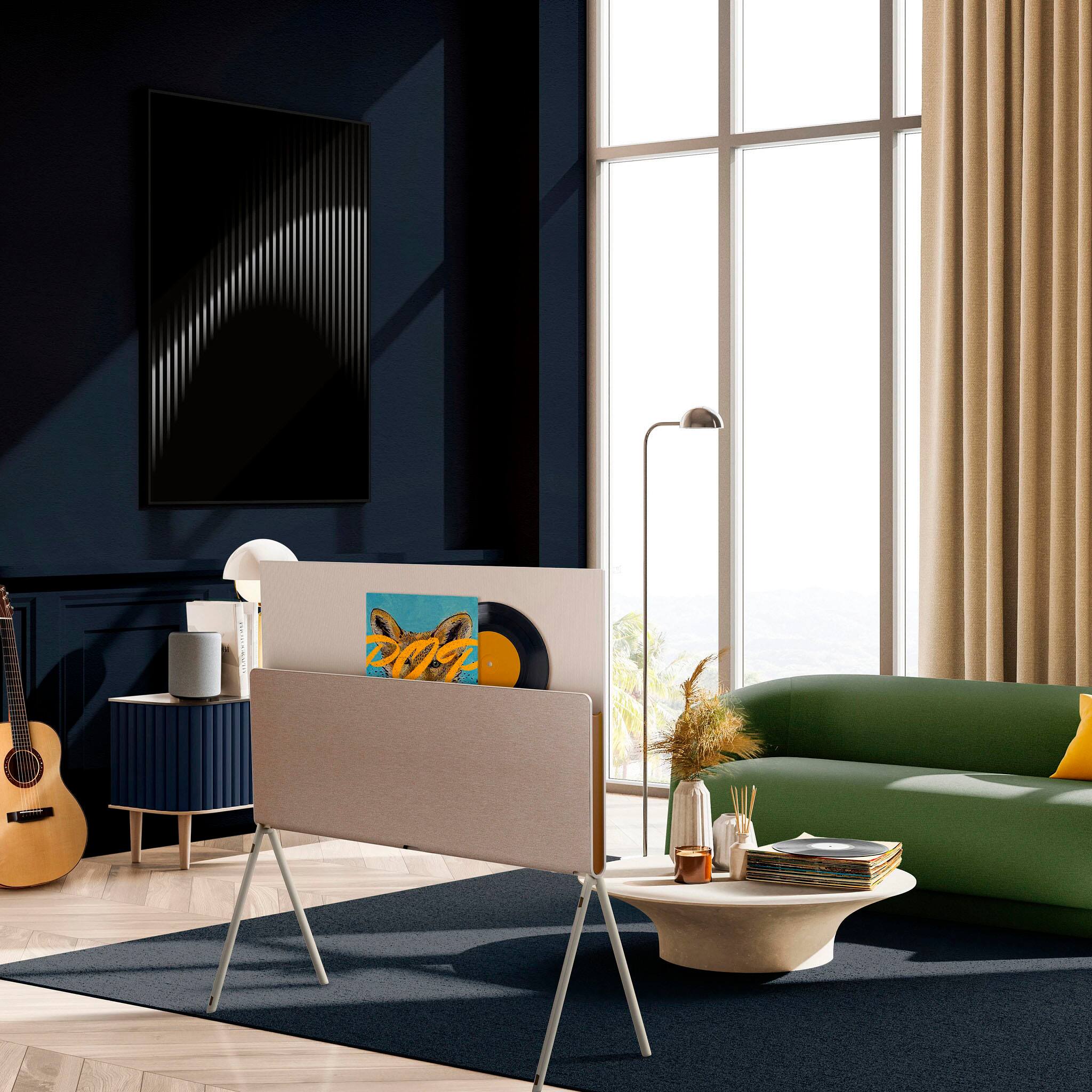 Alt View 13. LG - Pose 55" Class OLED 4K UHD Smart webOS TV with All-Around Design - Beige.