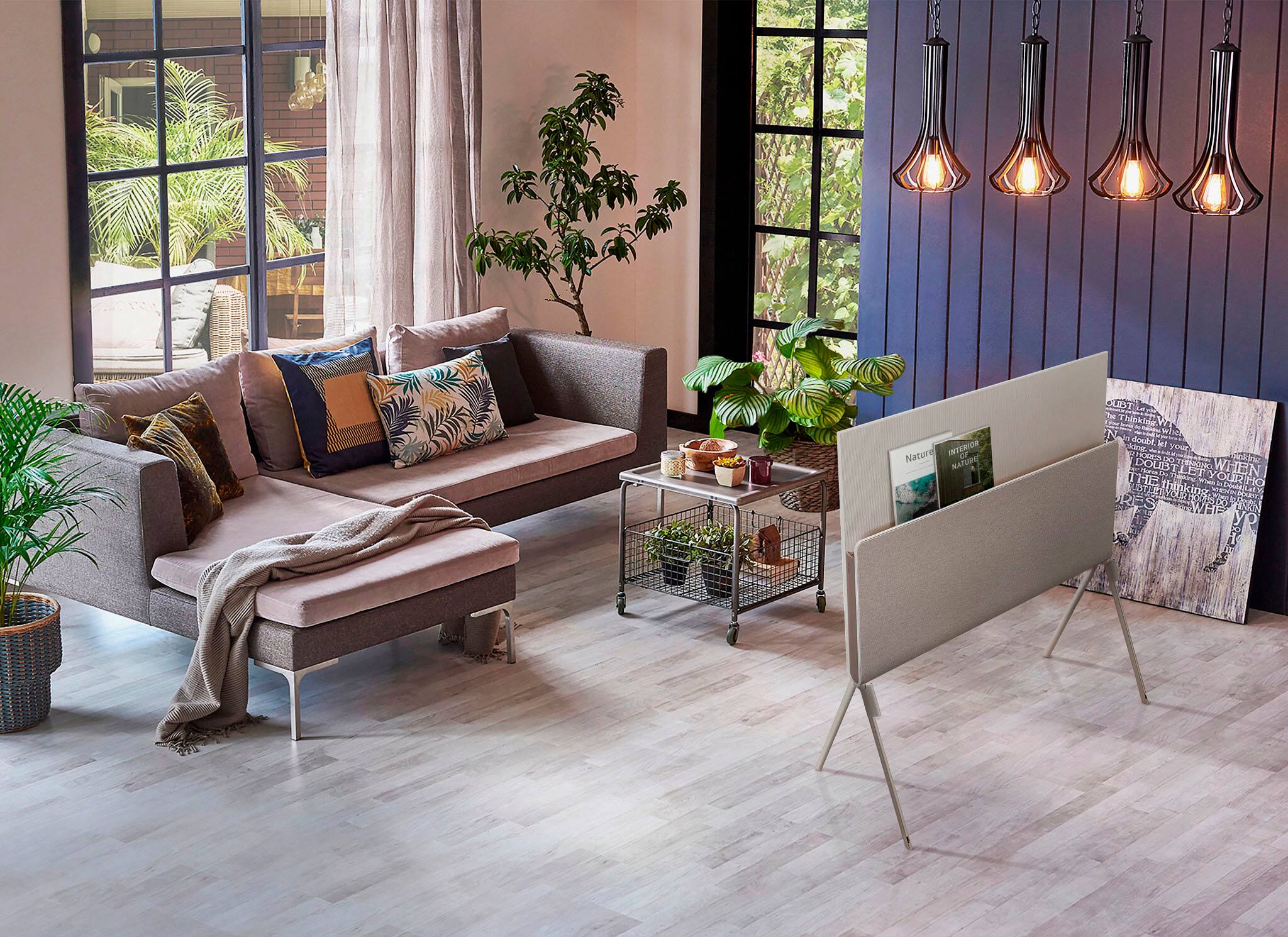 Alt View 14. LG - Pose 55" Class OLED 4K UHD Smart webOS TV with All-Around Design - Beige.