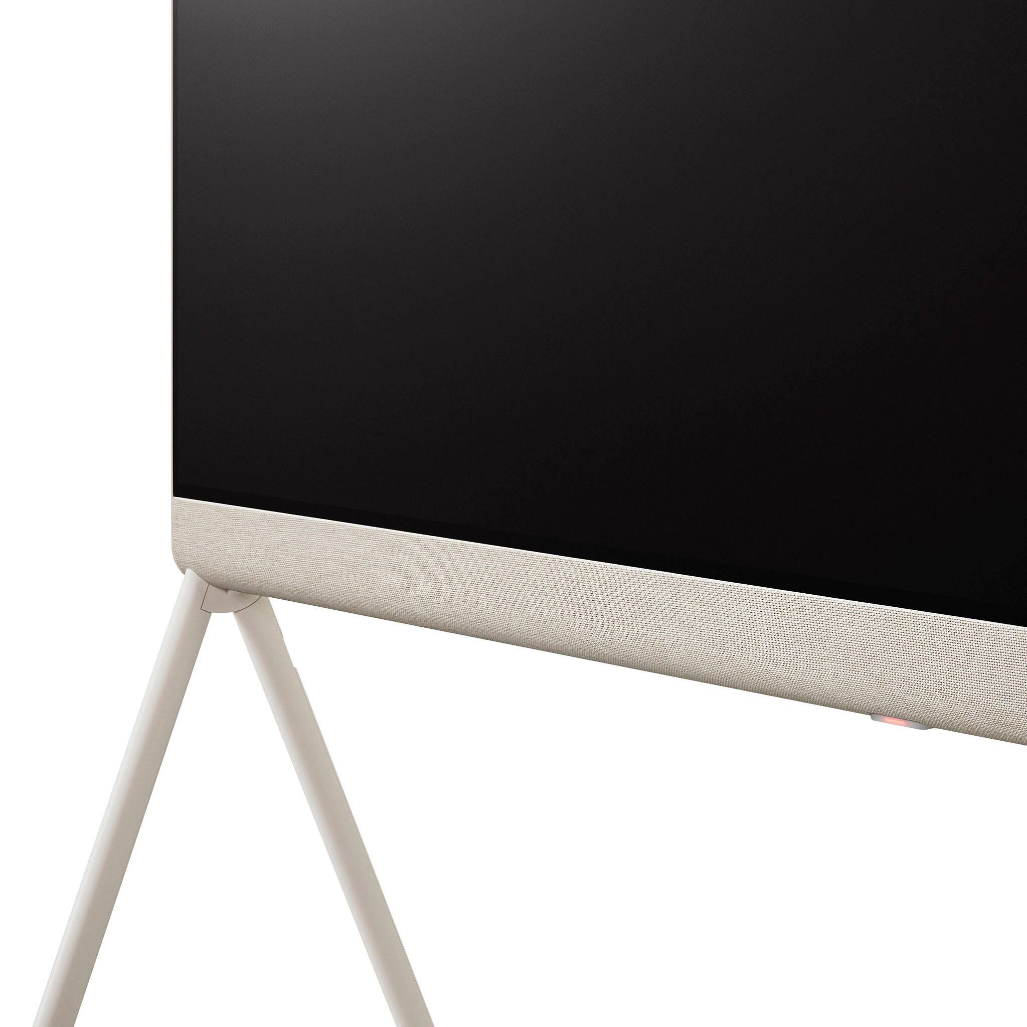 Alt View 19. LG - Pose 55" Class OLED 4K UHD Smart webOS TV with All-Around Design - Beige.