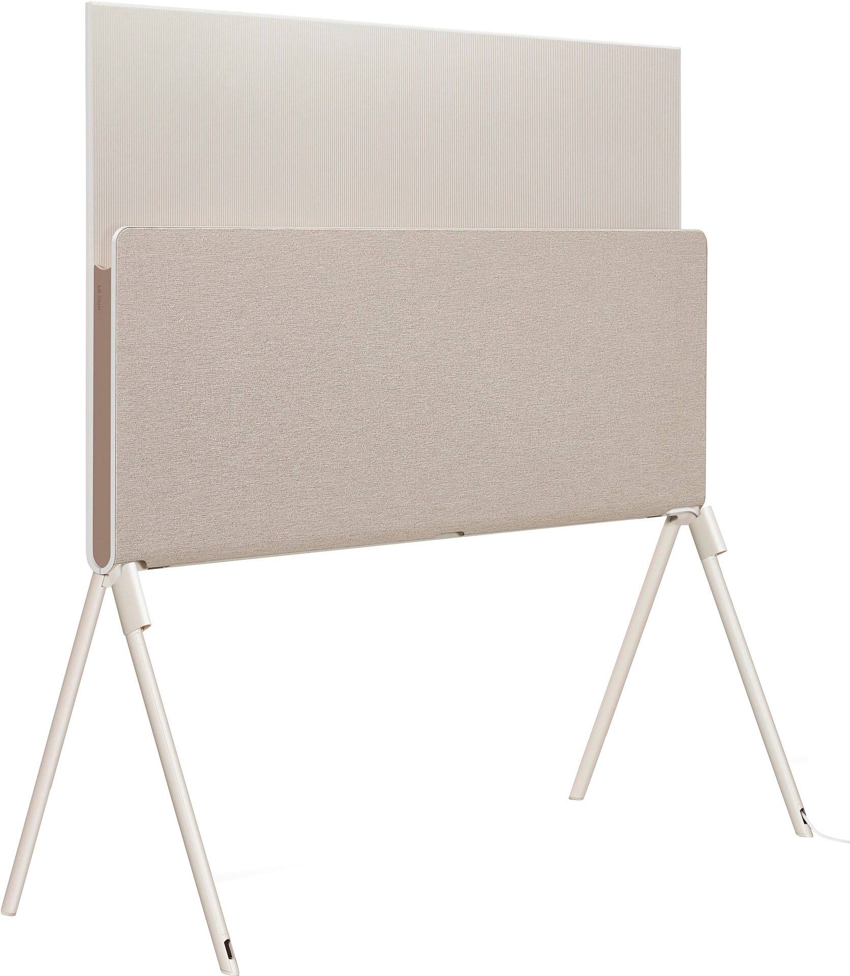 Alt View 22. LG - Pose 55" Class OLED 4K UHD Smart webOS TV with All-Around Design - Beige.