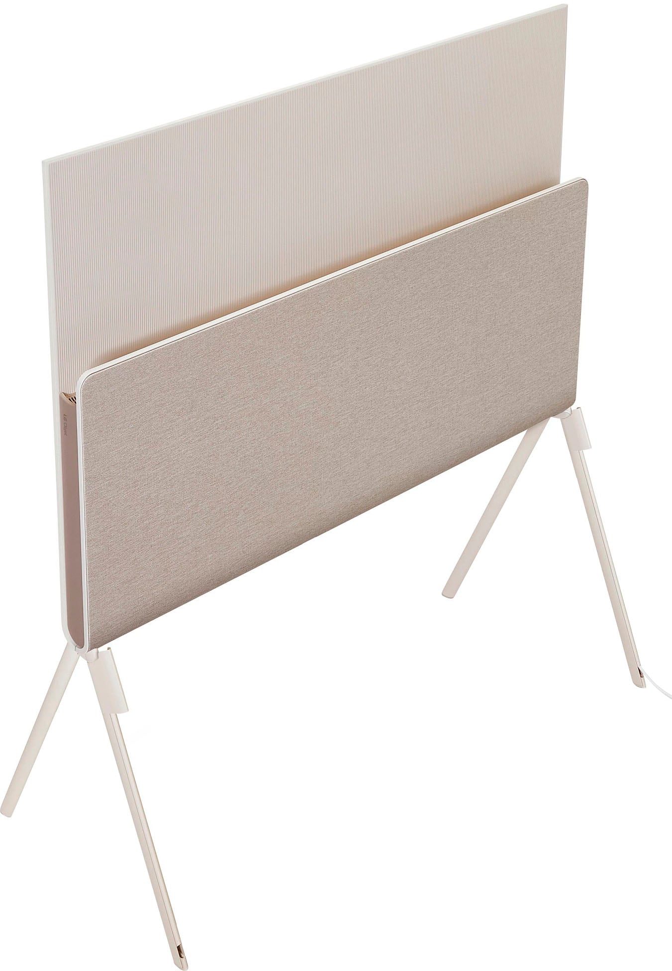 Alt View 23. LG - Pose 55" Class OLED 4K UHD Smart webOS TV with All-Around Design - Beige.