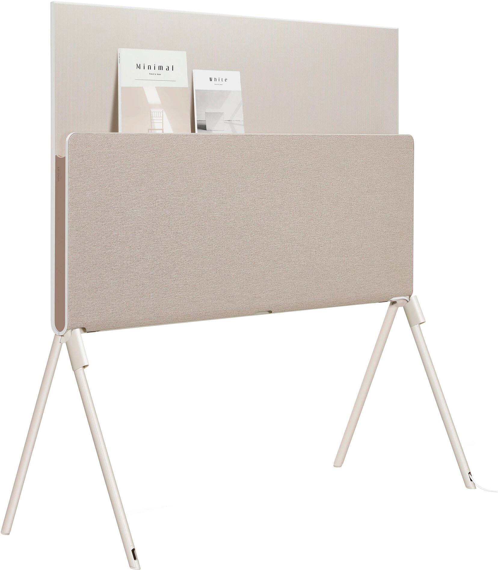 Alt View 28. LG - Pose 55" Class OLED 4K UHD Smart webOS TV with All-Around Design - Beige.