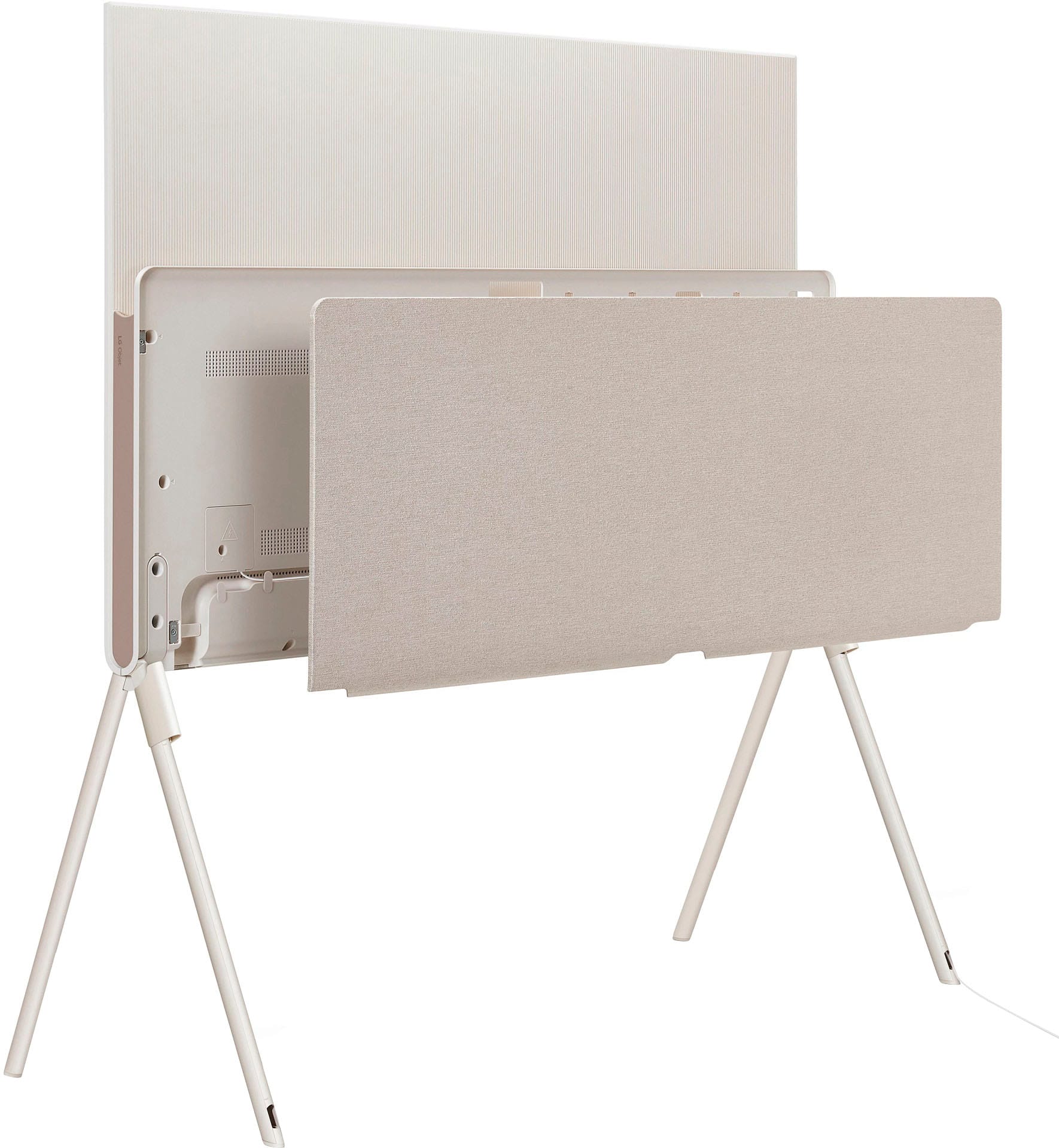 Alt View 31. LG - Pose 55" Class OLED 4K UHD Smart webOS TV with All-Around Design - Beige.