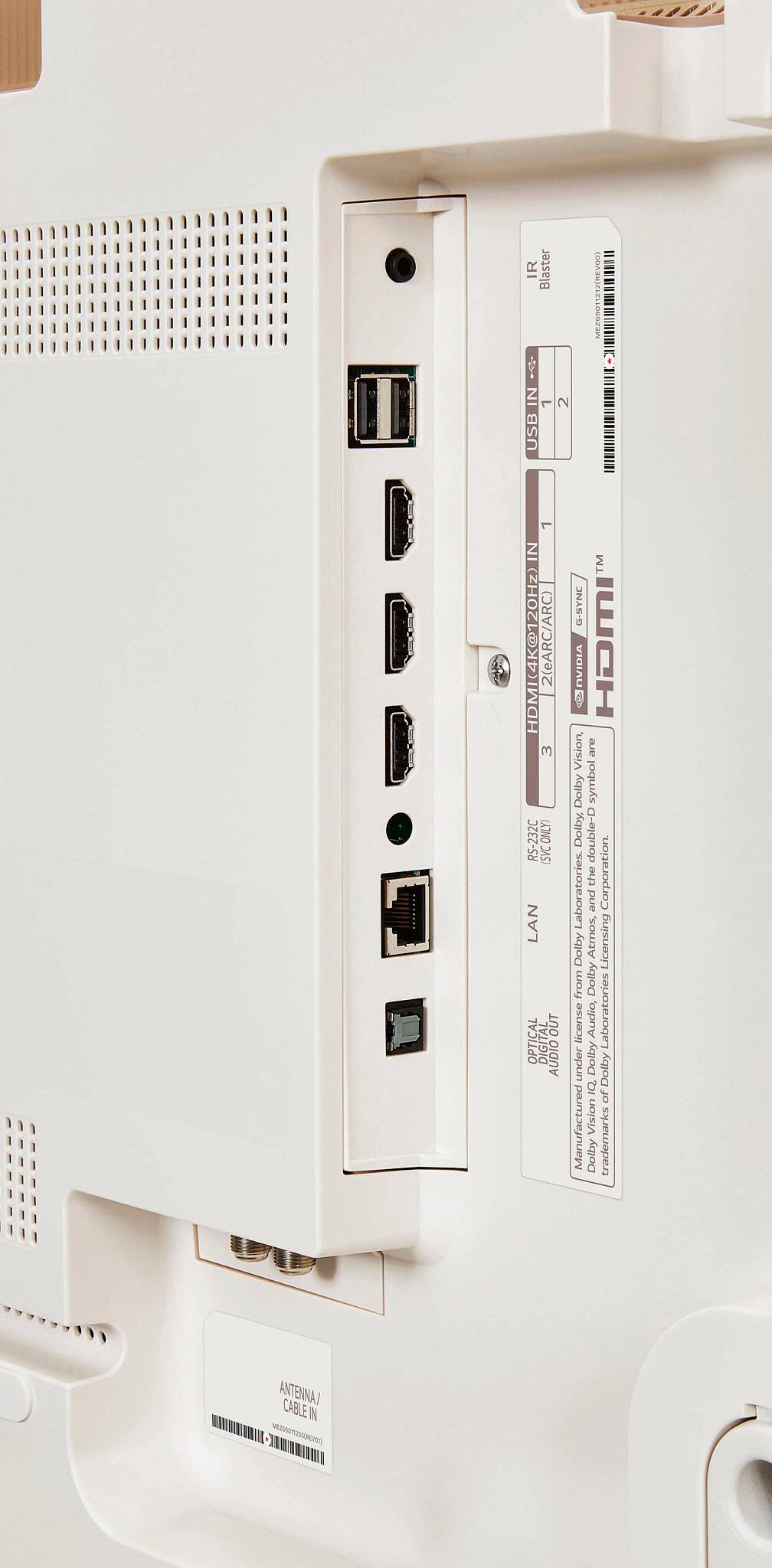 Alt View 34. LG - Pose 55" Class OLED 4K UHD Smart webOS TV with All-Around Design - Beige.