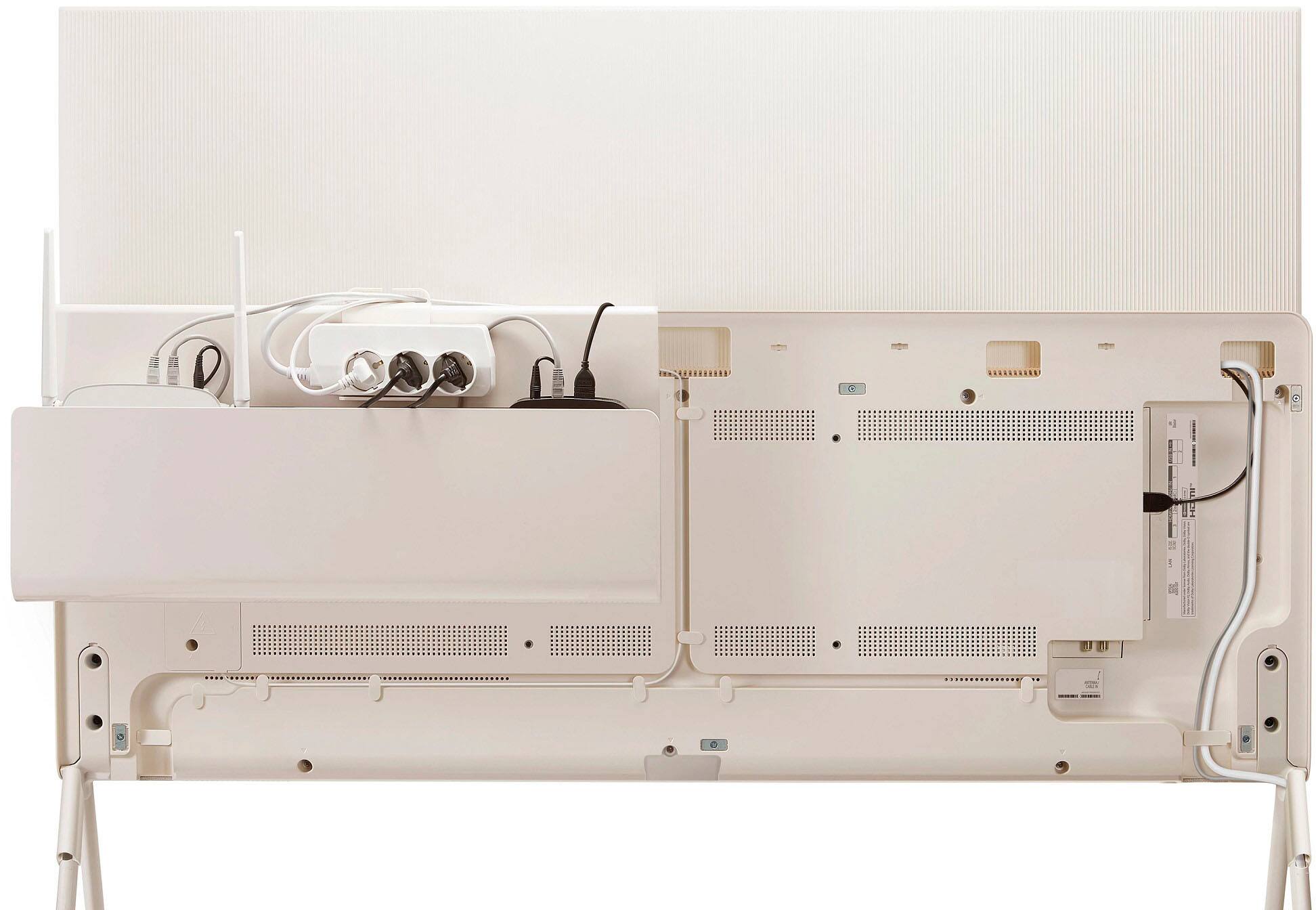 Alt View 37. LG - Pose 55" Class OLED 4K UHD Smart webOS TV with All-Around Design - Beige.