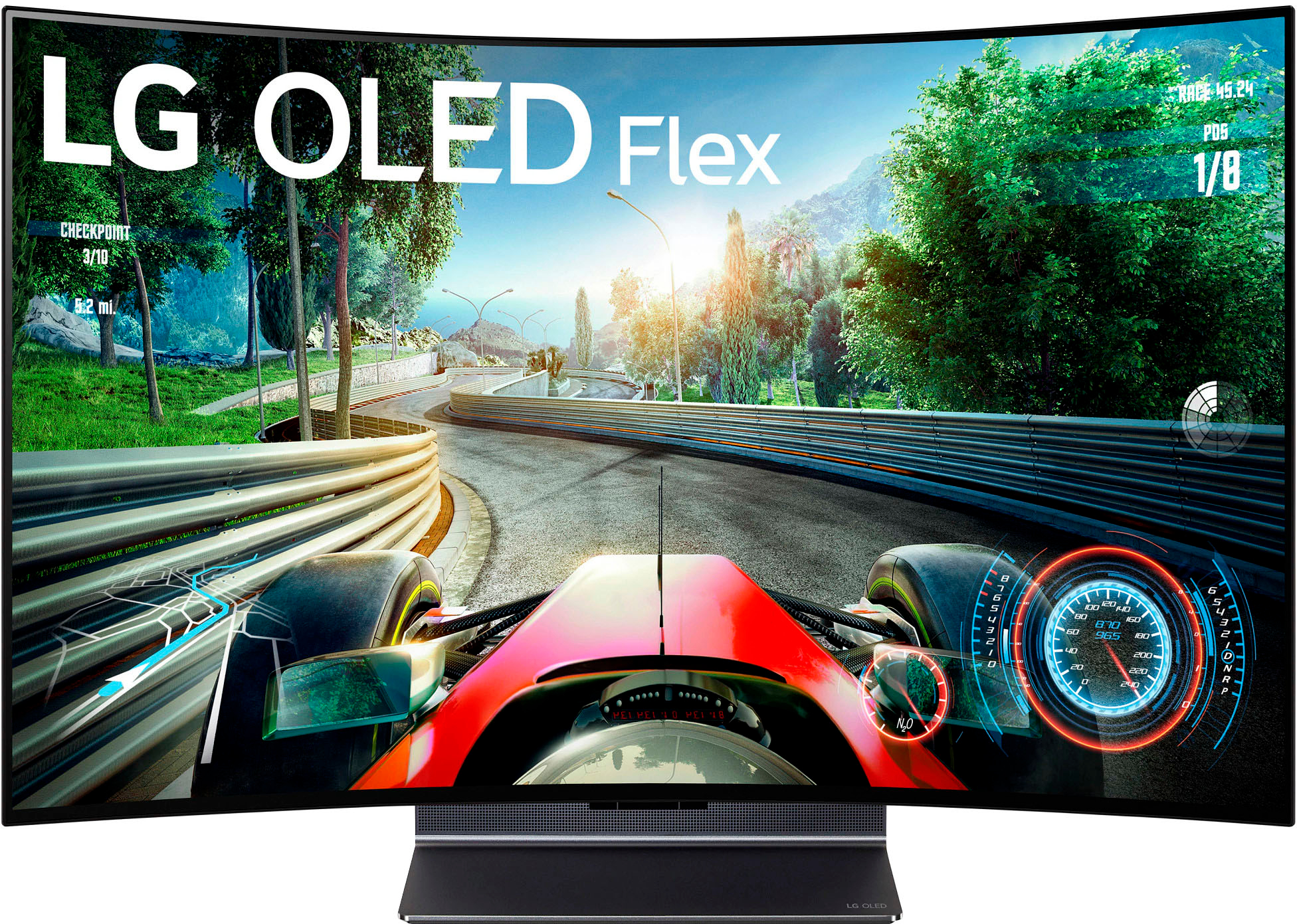 LG Flex 42 Class OLED 4K UHD Smart webOS TV with Bendable Design 42LX3QPUA  - Best Buy