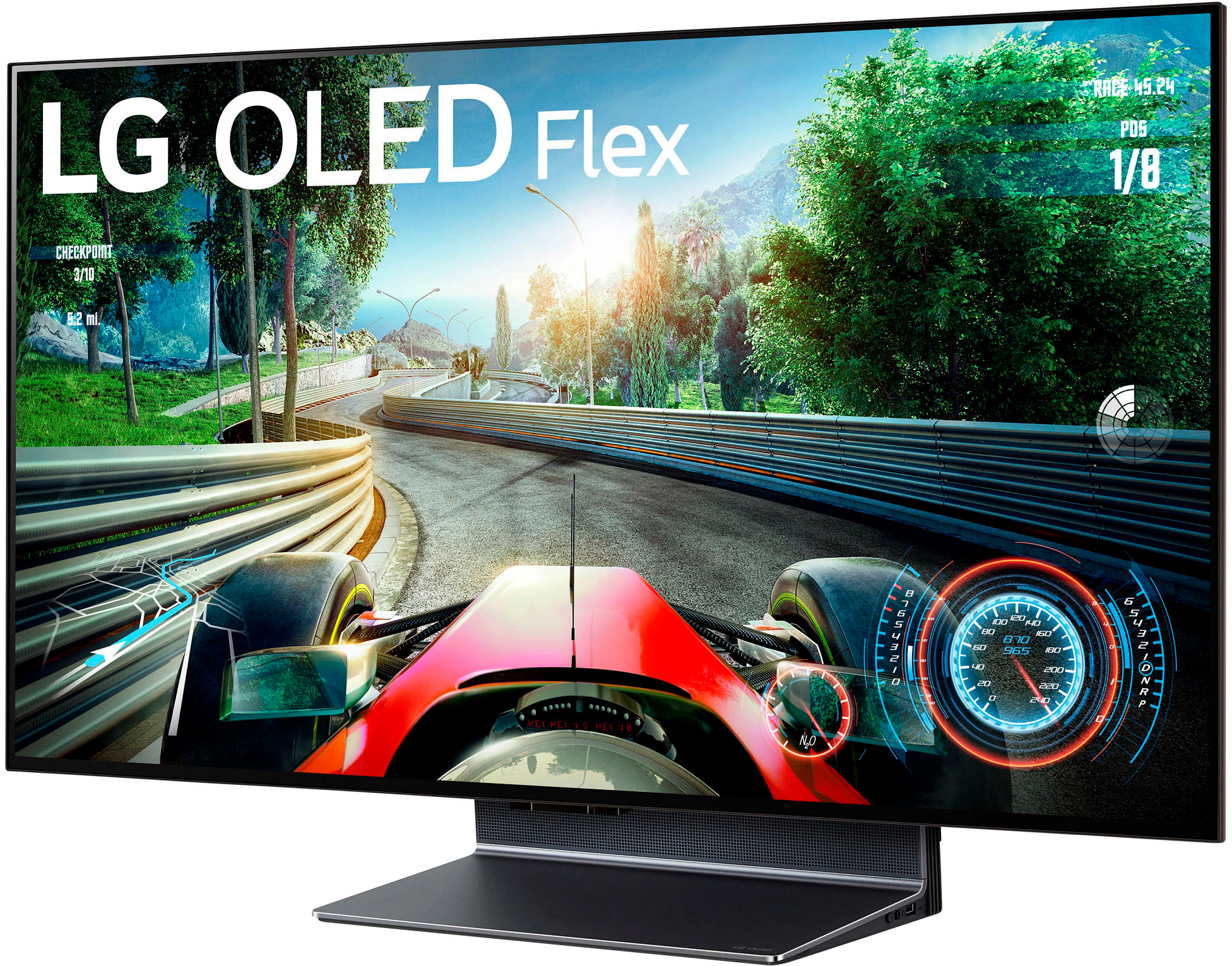 LG Pantalla LG OLED evo 55'' C2 4K Smart TV con ThinQ AI