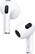 Alt View 11. Apple - Geek Squad Certified Refurbished AirPods (3rd generation) with Lightning Charging Case - White.
