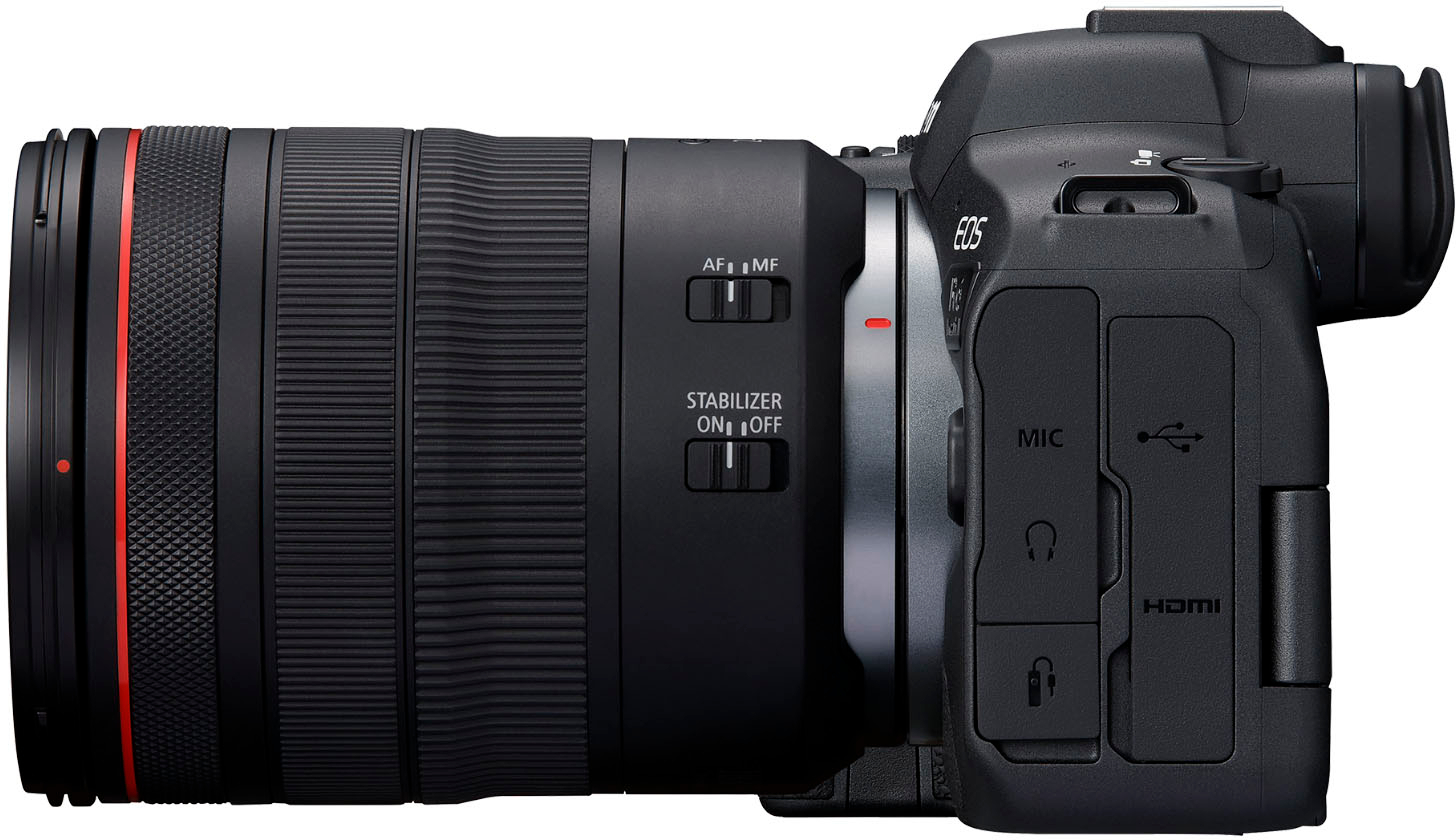 Back View: Canon - TS-E 17mm f/4L Tilt-Shift Lens - Black