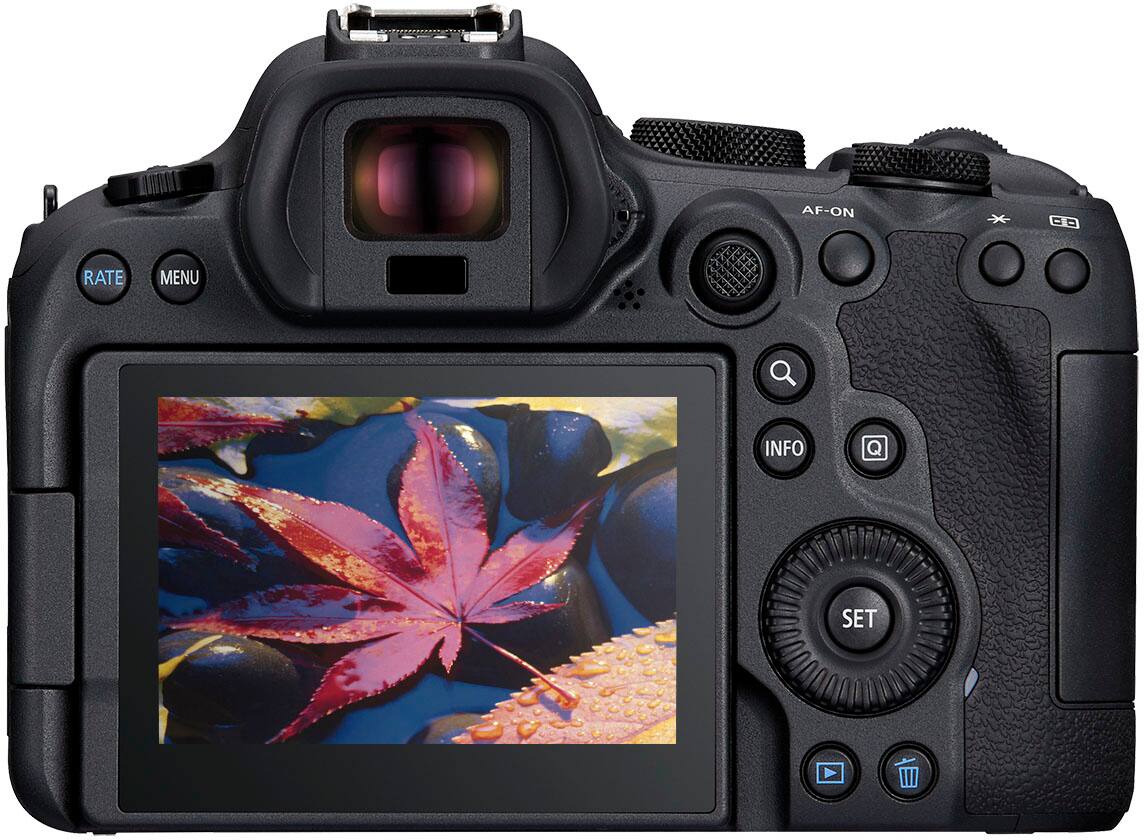 Alt View 2. Canon - EOS R6 Mark II Mirrorless Camera with RF 24-105mm f/4L IS USM Lens - Black.