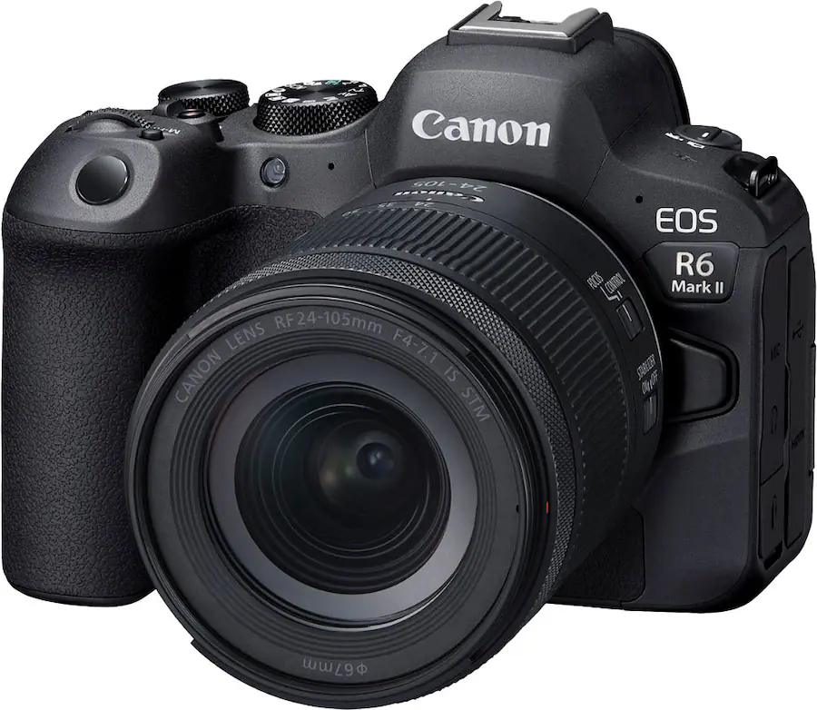 Canon EOS R6 Mark II Mirrorless Camera with RF24 105mm f/4 7.1 IS STM ...