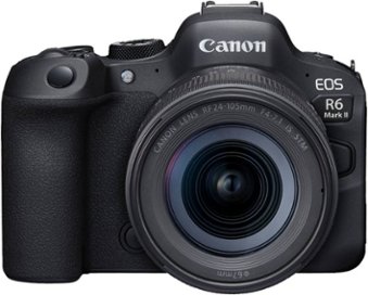 Canon - EOS R6 Mark II Mirrorless Camera with RF 24-105mm  f/4-7.1 IS STM Lens - Black