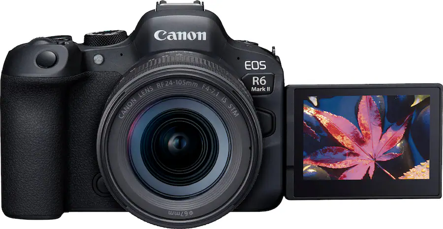 Canon EOS R6 Mark II Mirrorless Camera with RF24 105mm f/4 7.1 IS STM ...