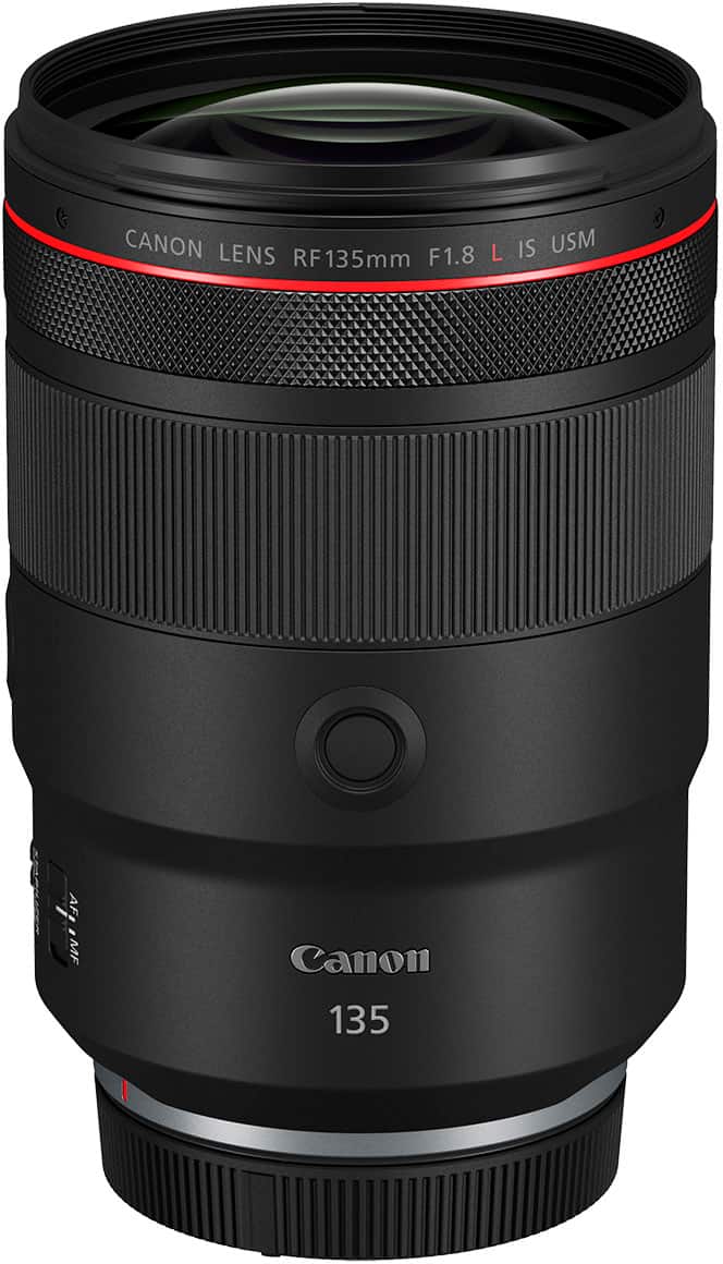 Back. Canon - RF135 F1.8L IS USM Telephoto Prime Lens for EOS R-Series Cameras - Black.