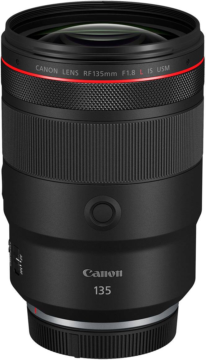 Back. Canon - RF135 F1.8L IS USM Telephoto Prime Lens for EOS R-Series Cameras - Black.